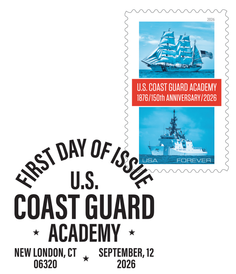 Coast Guard Academy FDC Postmark